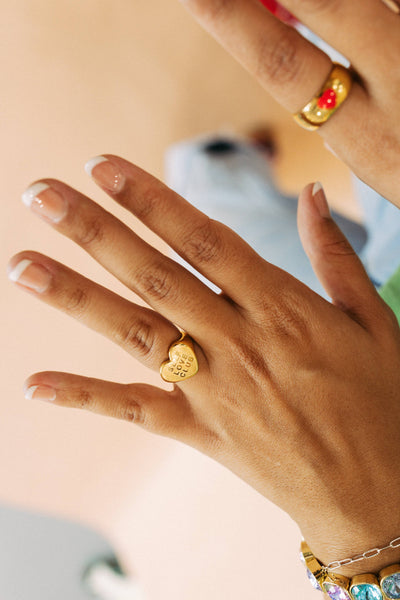 Self Love Club Heart Ring