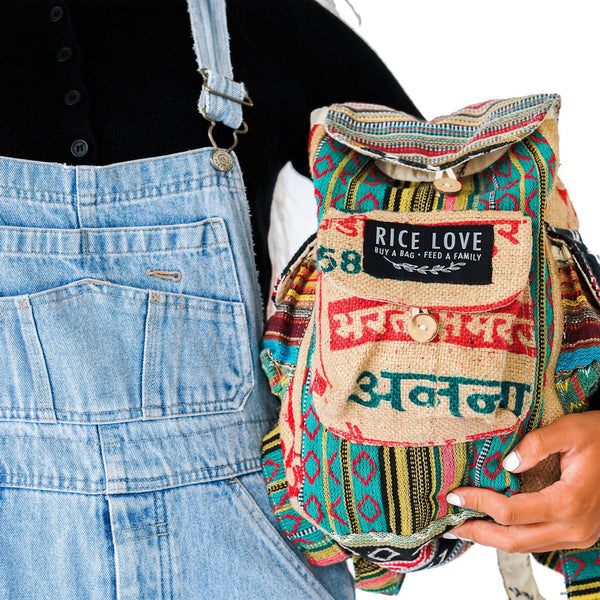 Mini Recycled Travel Backpack Kochi