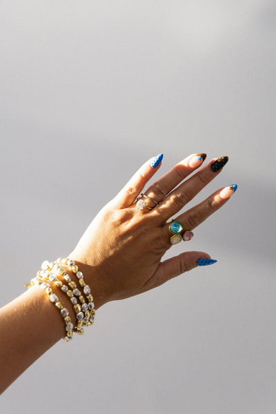 Remi Colorful Crystal Ring