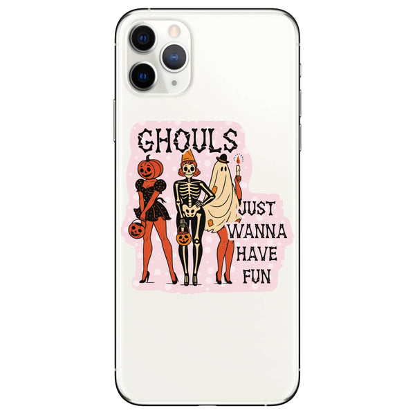 Halloween Ghouls Have Fun High Quality Vinyl Sticker