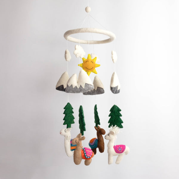 Baby Mobile - Llama - Nursery Decor