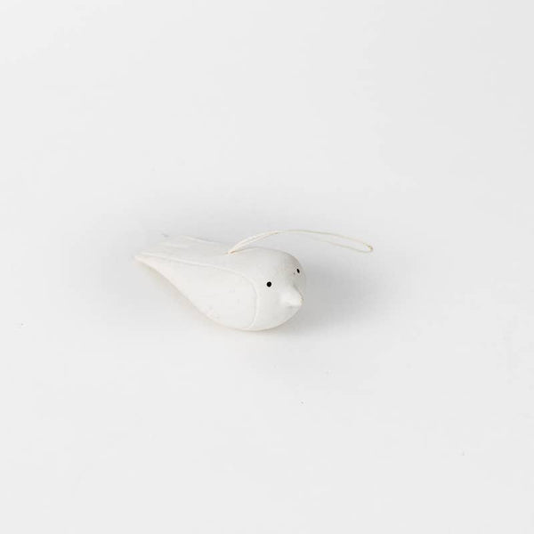 Hand-Carved Bird Ornament