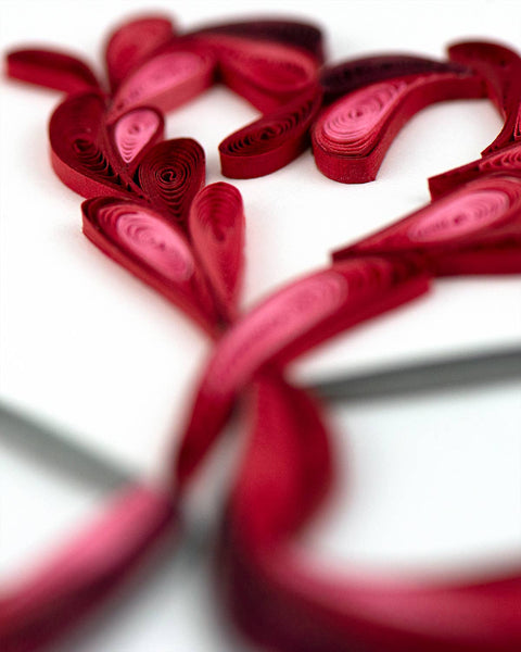 A Toast to Love Quilled Greeting Card