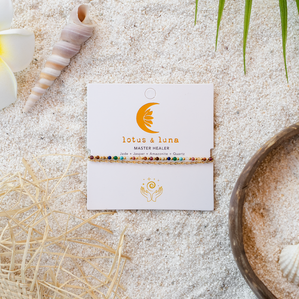 Master Healer Healing 2mm Bracelet (Gold)