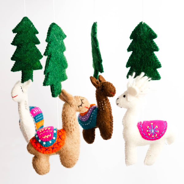 Baby Mobile - Llama - Nursery Decor