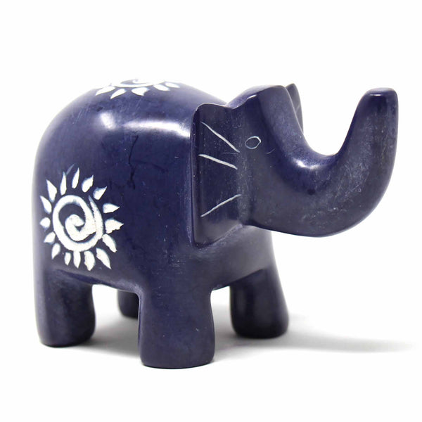 Soapstone Elephants  Medium 2.5" - 3"