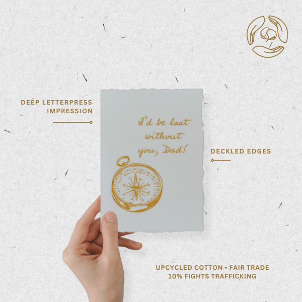 Lost Without You Dad | Father's Day Greeting Card