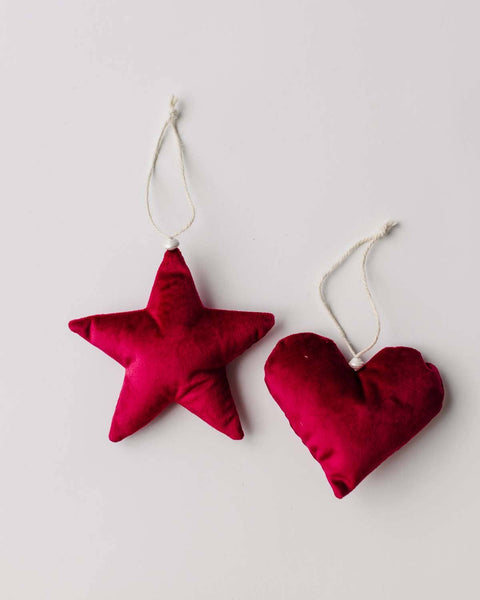 Star Velvet Ornament