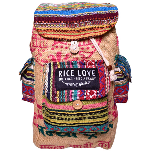 Mini Recycled Travel Backpack Agra