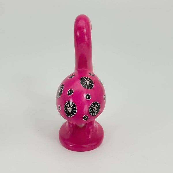 Soapstone Bird, Flamingo, 6.25"