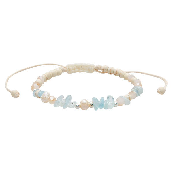Blue Lagoon Sea Stone Bracelet