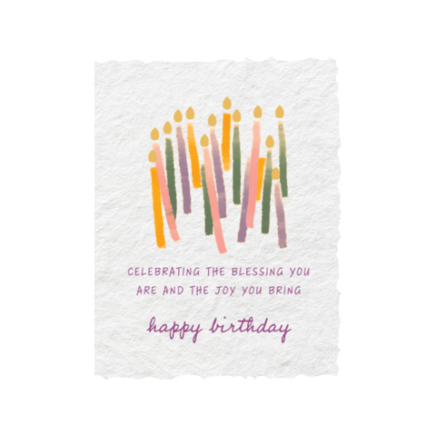 Blessing + Joy You Are |  Happy Birthday Greeting Card