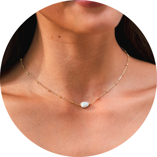 Intuition Stone of the Earth Necklace (Gold)