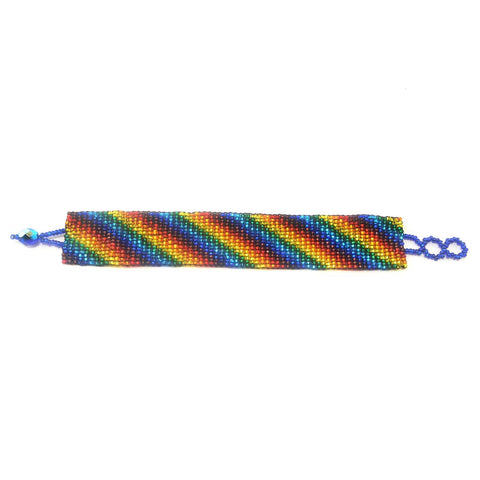 Med Rainbow Friendship Beaded Bracelet