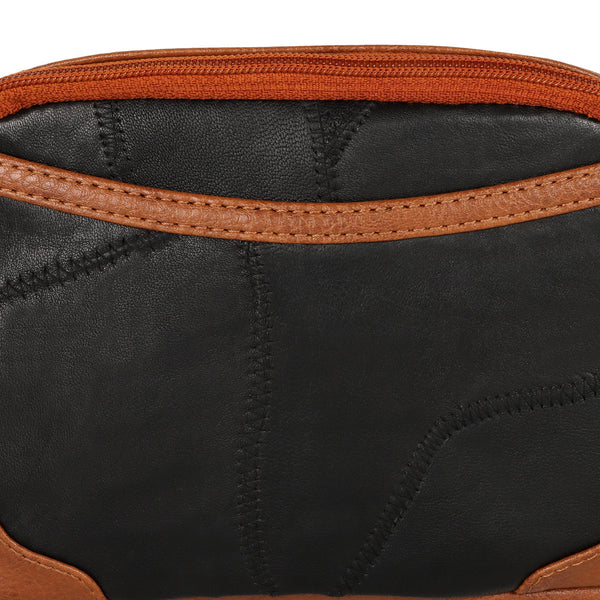 Journie Adjustable Belt Bag - Brown & Black