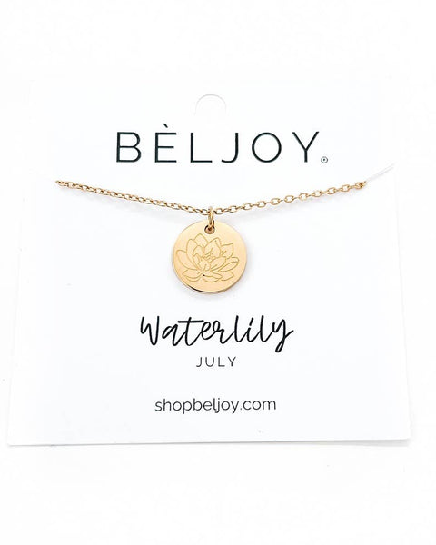 Birth Flower Necklace