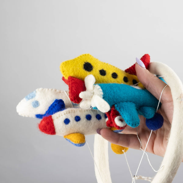 Baby Mobile - Nursery Décor - Airplane