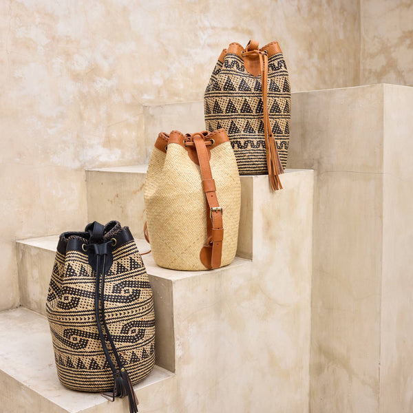 Borneo Collection Large Rattan Sling Bag