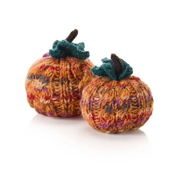 Remnant Knit Fall Pumpkins