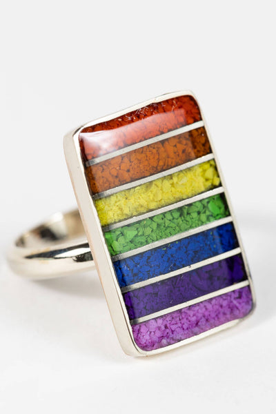 Rainbow Banner Ring