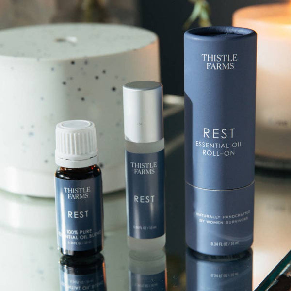 Rest Essential Oil Roll-On | Bergamot, Chamomile, Neroli