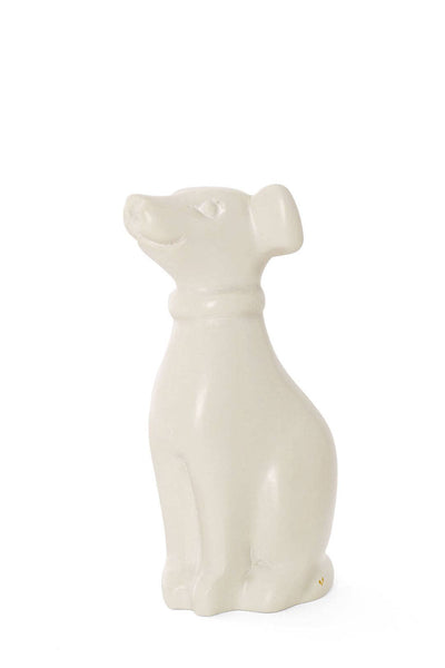 Small All Natural Soapstone Dog Sculpture
