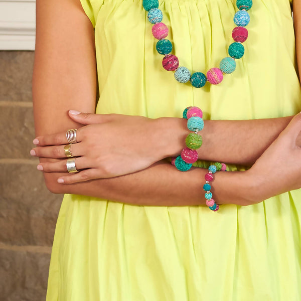 Stacked Column Ring - Silver