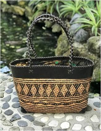 Rattan Tote Bag - from Indigenous Dayak people of Borneo
