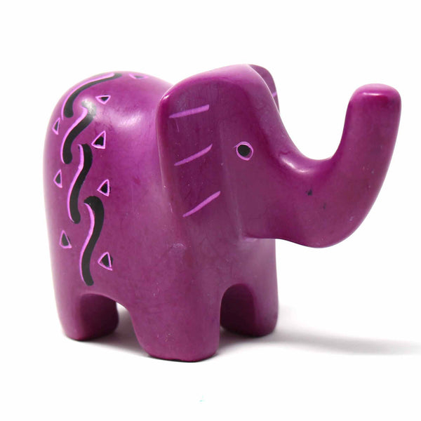 Soapstone Elephants  Medium 2.5" - 3"