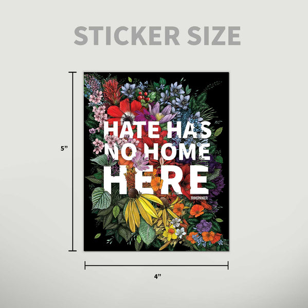 Hate Has No Home Here Bumper Sticker | No Hate Decal