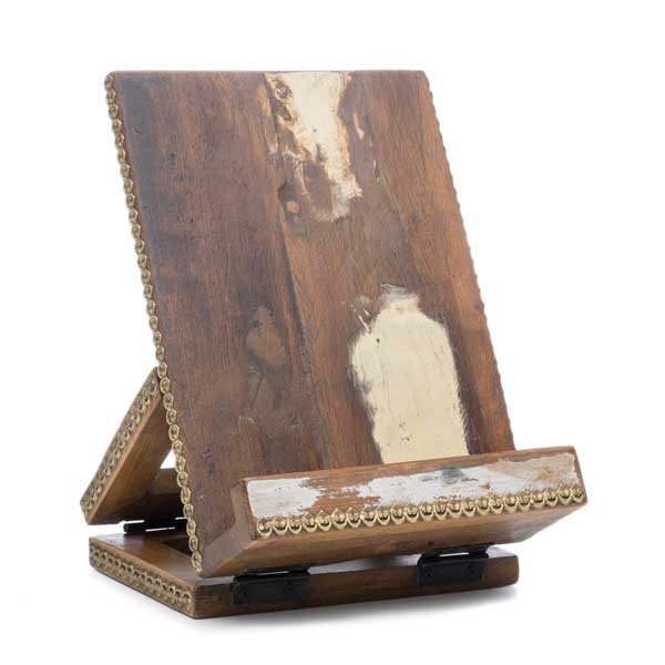 Puri Beach Book Stand Tablet Holder,Reclaimed wood,assorted