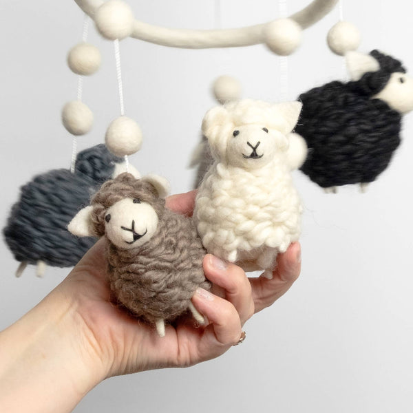 Sheep Baby Mobile Nursery Decor