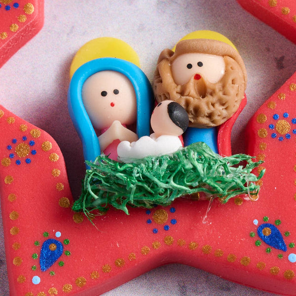 Holy Family Bread Dough Ornament