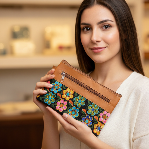 Leather Clutch