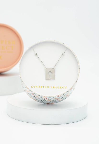 Sanctuary Sterling Silver Cross Necklace
