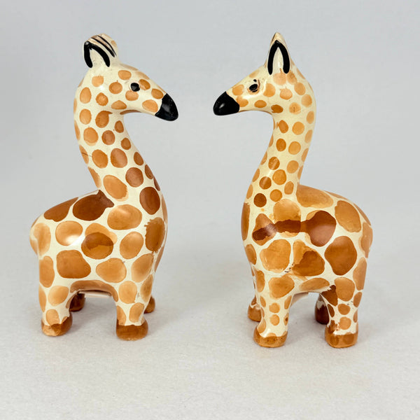 Soapstone Giraffe, Spotted Cute, 5" 