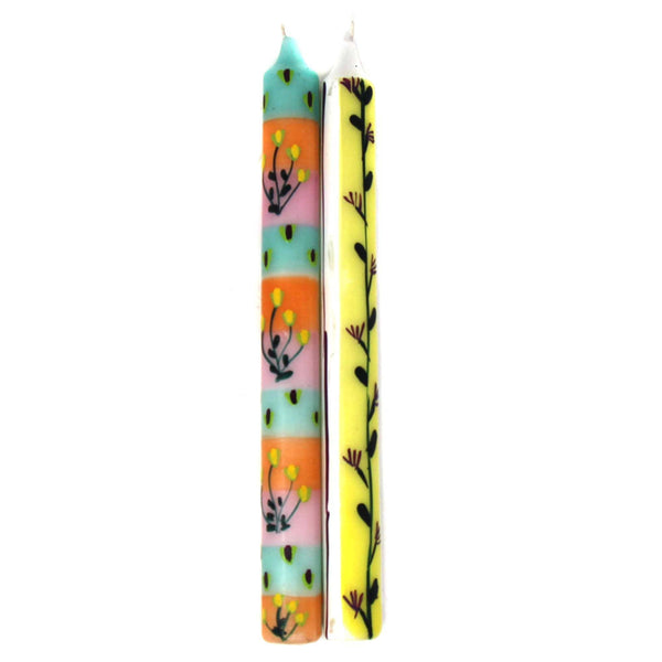 Hand Painted Dinner Candles