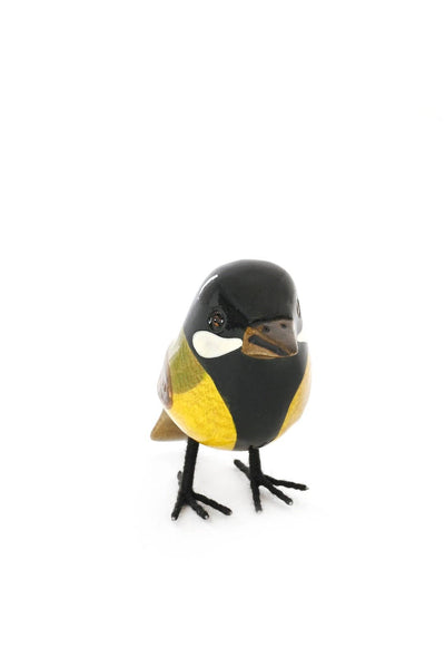 Jacaranda Wood Great Tit Sculpture