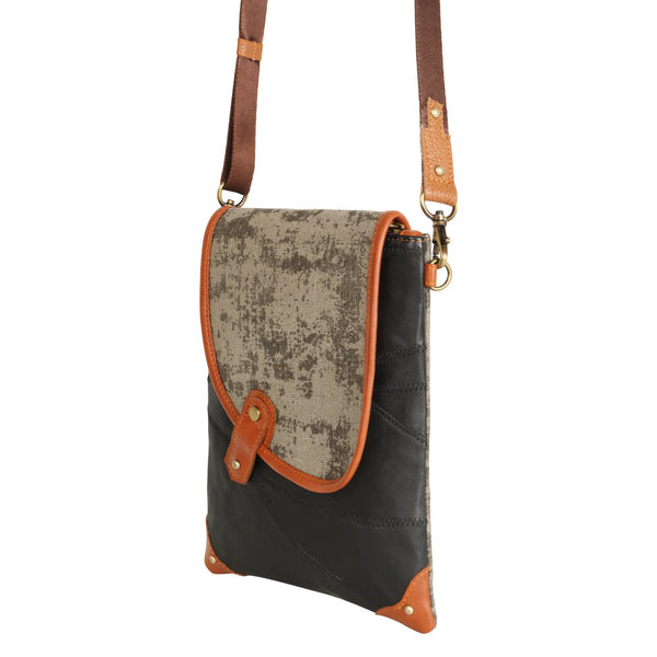 Noho Crossbody Bag w/ Hidden CC Holder - Carbon Grey
