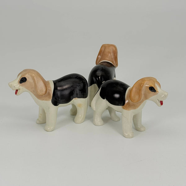 Soapstone Dog, hound Dog, Beagle, Foxhound, 5" 