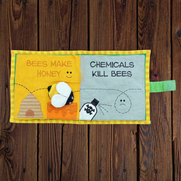 Fabric Kids' Book - Save the Bees