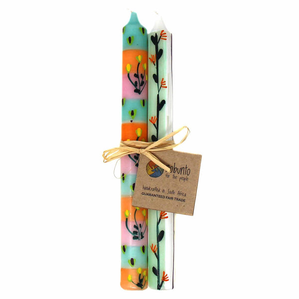 Hand Painted Dinner Candles