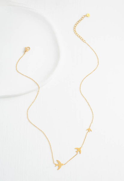 Sparrow Gold Necklace
