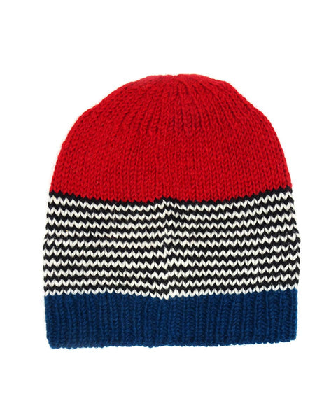 Striped Beanie Hat