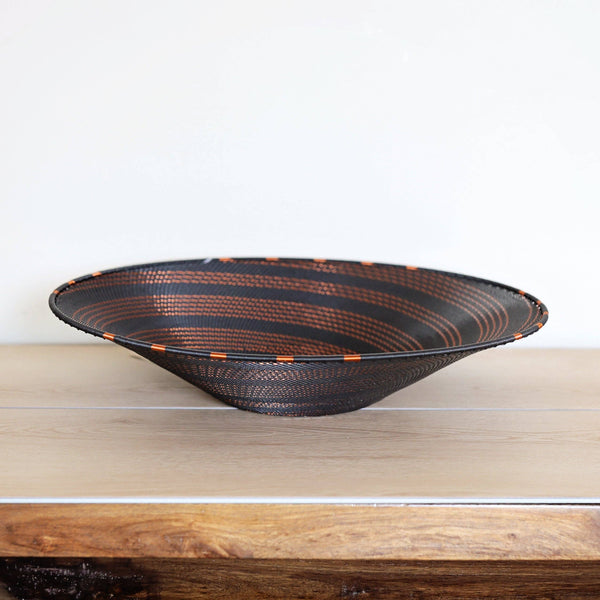 Copper and Black Zulu Wire Baskets