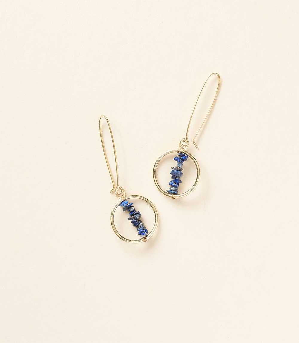 Shamani Sodalite Drop Earrings