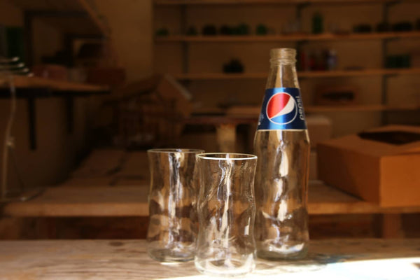 Pepsi Drinking Glasses Upcycled (5 Ounces)