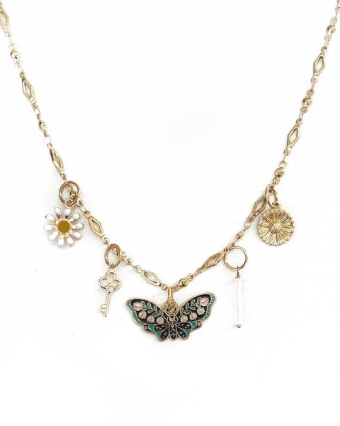 Fefe Butterfly Charm Necklace || Choose Style