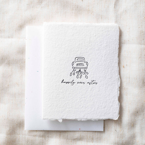 Happily Ever After | Wedding Eco-Friendly Greeting Card