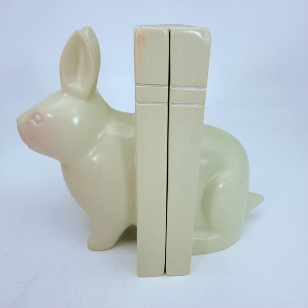 Soapstone Rabbit Bookend (miniature) 7.5" One-of-a-kind
